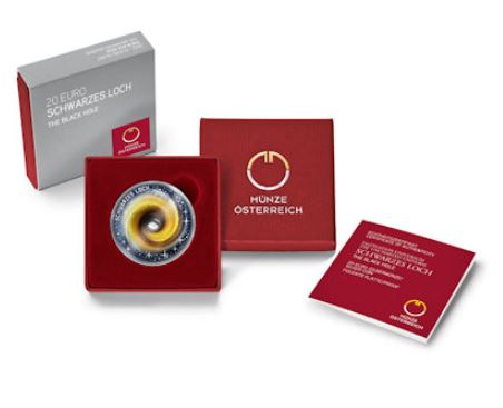 Österreich 20€ PP - Schwarzes Loch 2022 - Edelmetalle Koitz GnbR