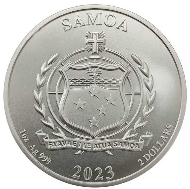 Samoa - Four Guardians Vermilion Bird 2023 - Edelmetalle Koitz GnbR