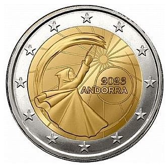 Andorra 2€ 2023 - Sommersonnenwende - Edelmetalle Koitz GnbR