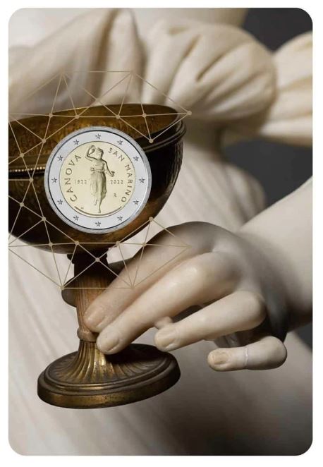 San Marino 2€ 2022 - Antonio Canova - Edelmetalle Koitz GnbR