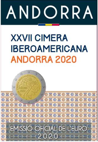 Andorra 2€ 2020 - Gipfeltreffen 2020 - Edelmetalle Koitz GnbR