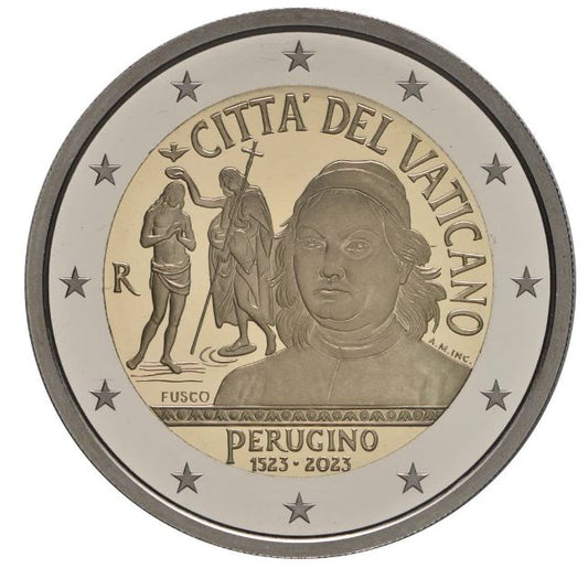 Vatikan 2€ 2023 - 500. Todestag Perugino - Edelmetalle Koitz GnbR