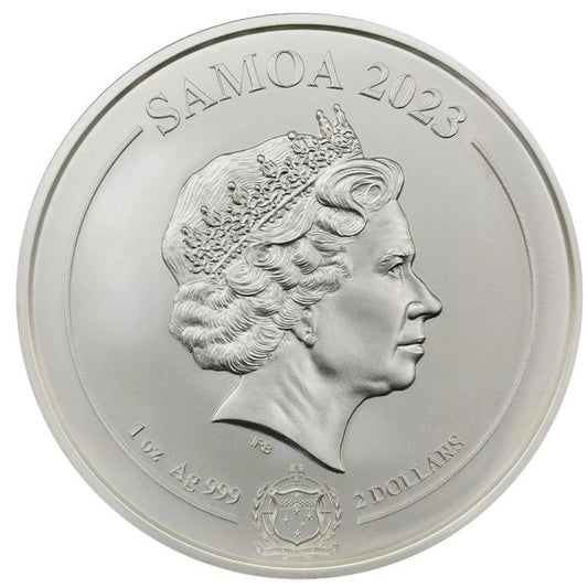 Samoa - Guardians Weißer Tiger 2023 - Edelmetalle Koitz GnbR