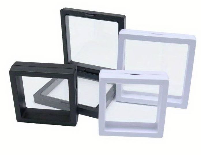 Schweberahmen Acryl schwarz 70x70mm