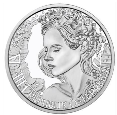 Österreich 10€ PP - Vergissmeinnicht 2023 - Edelmetalle Koitz GnbR