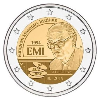 Belgien 2€ 2019 - 25 Jahre EMI CC Frankreich