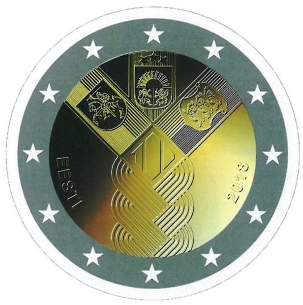 Estland 2€ 2018 - Unabhängigkeit - Edelmetalle Koitz GnbR