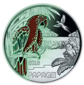 Tiertaler Papagei 2018 - Edelmetalle Koitz GnbR