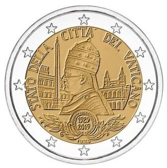Vatikan 2€ 2019 - Staat der Vatikanstadt - Edelmetalle Koitz GnbR