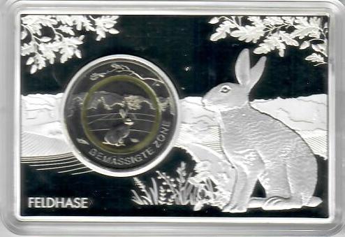 Deutschland 5€ 2019 - Gemäßigte Zone Münzbarren  F - Edelmetalle Koitz GnbR