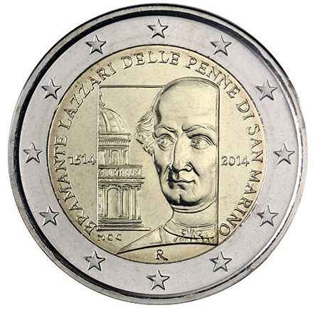 San Marino 2€ 2014 - Donato Bramante