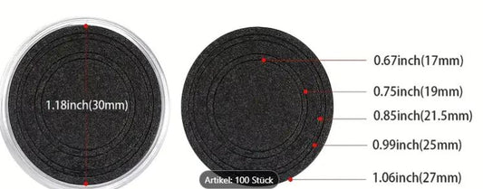 Münzen Kapseln 17-30mm verstellbar - Edelmetalle Koitz GnbR