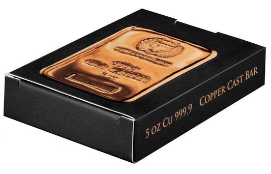 Germania Mint - 5 oz Kupferbarren - Edelmetalle Koitz GnbR