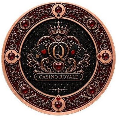 Lady Luck Casino Royale 2026 Kupfermedaille – Rückseite