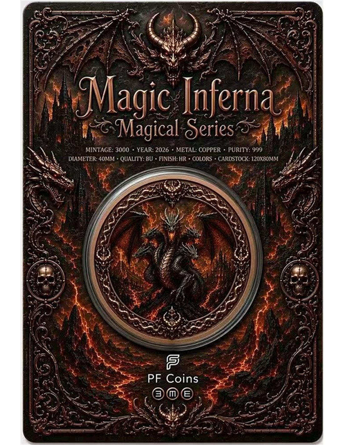 1oz Kupfer - MAGIC INFERNA Magical Series