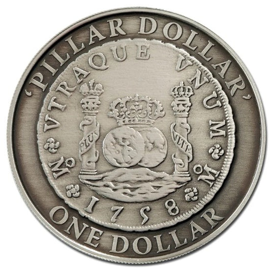 Australien 2006 Pillar Dollar Silbermünze Antik-Finish