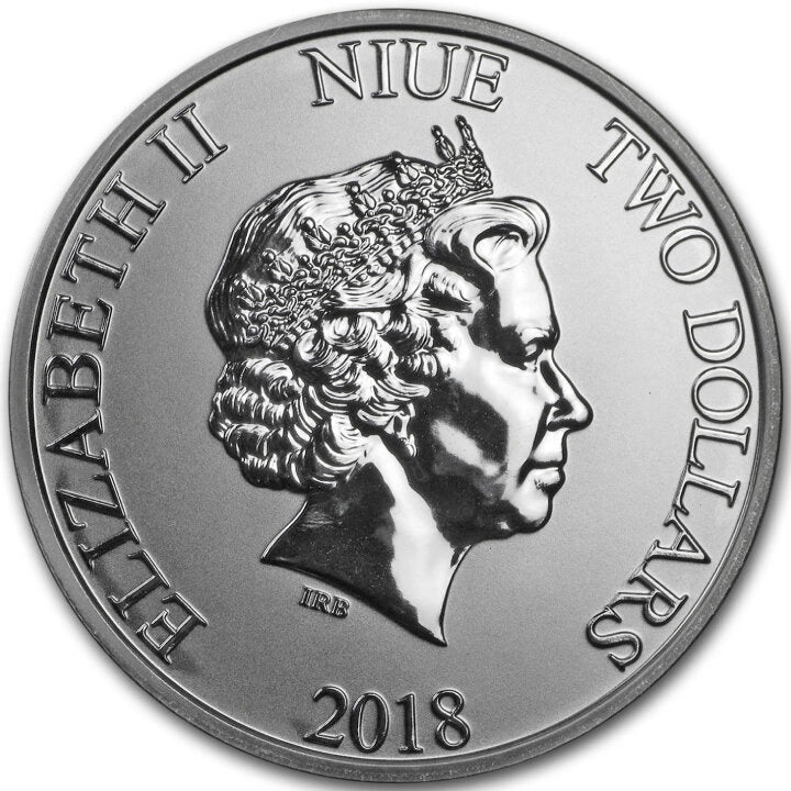 Niue Jahr des Hundes 2018 – Rückseite
