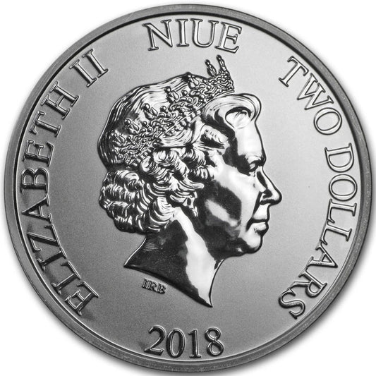 Niue Jahr des Hundes 2018 – Rückseite