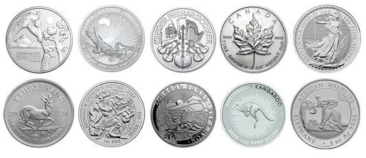 10 Stück Silber Unzen zum Bestpreis - Edelmetalle Koitz GnbR