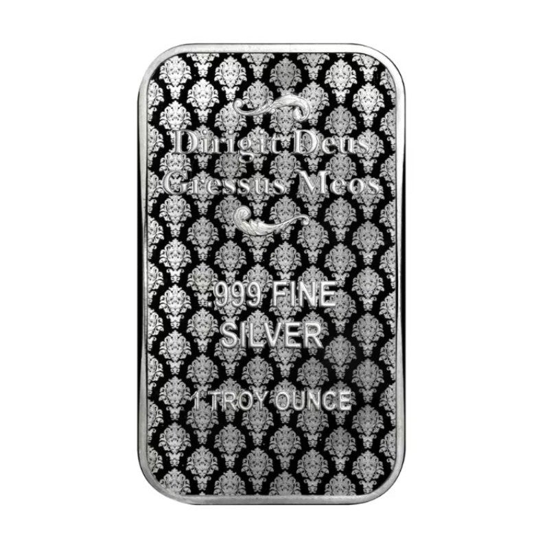 Una und der Löwe 2024 – 1 oz Silberbarren mit Una-Motiv und lateinischem Schriftzug