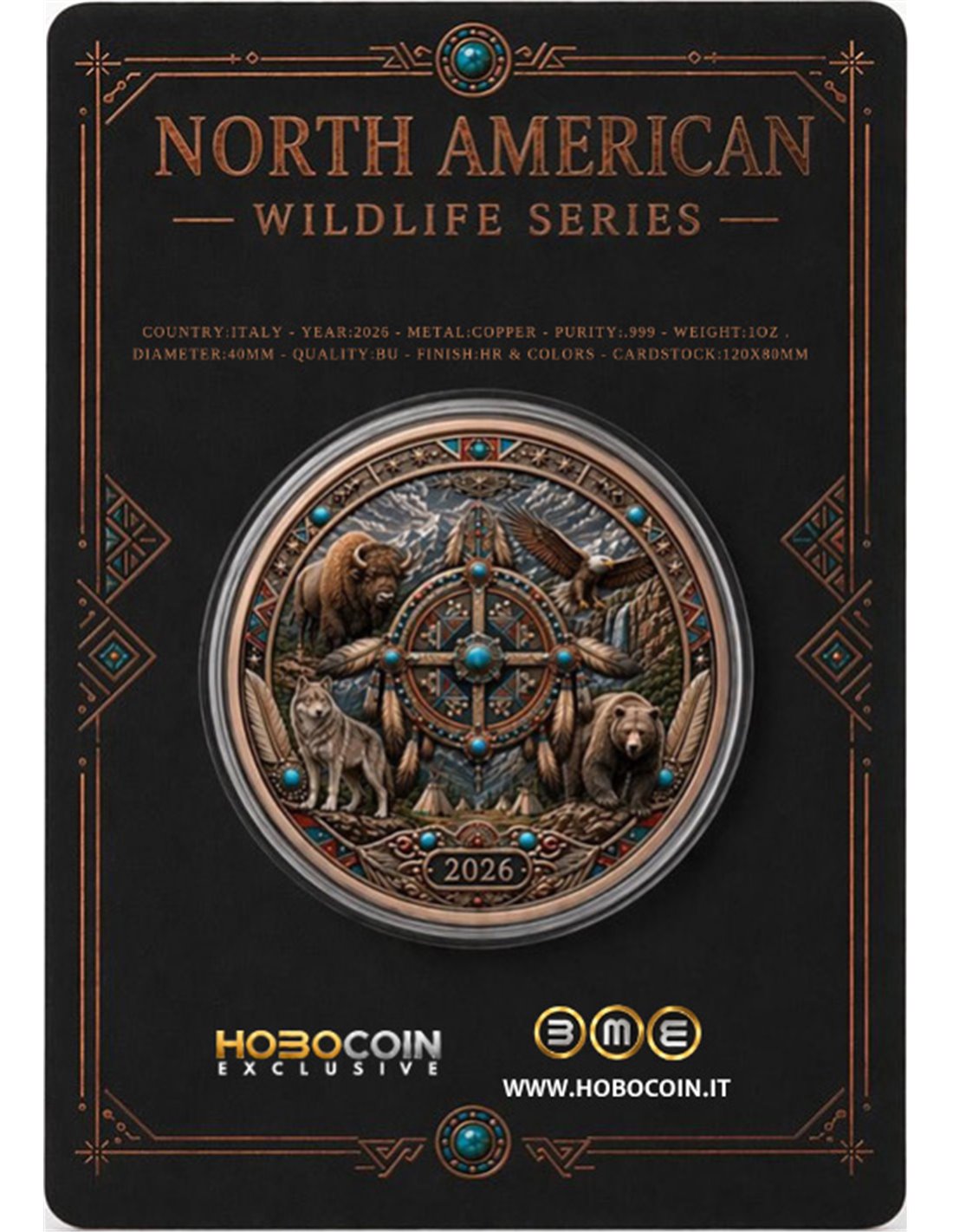 1oz Kupfer Italien - SPIRIT OF THE TRIBES 2026