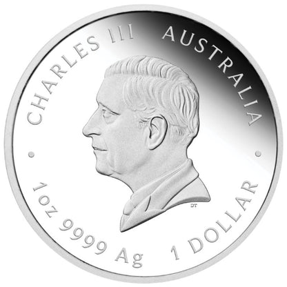 Lunar Pferd 2026 farbig – 1 oz Silber Proof Australien