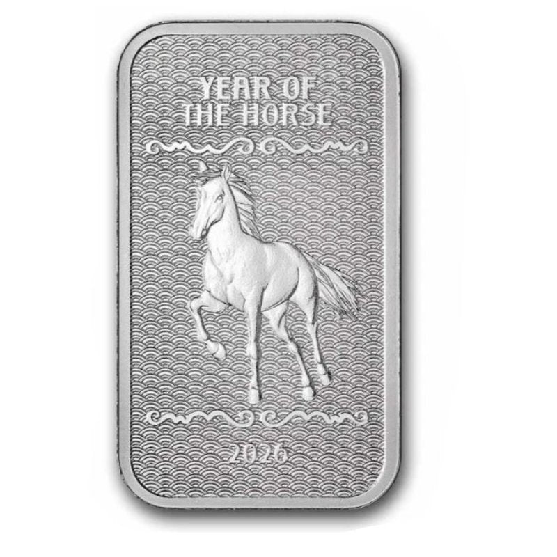 USA - 5oz Silberbarren APMEX Lunar Pferd 2026