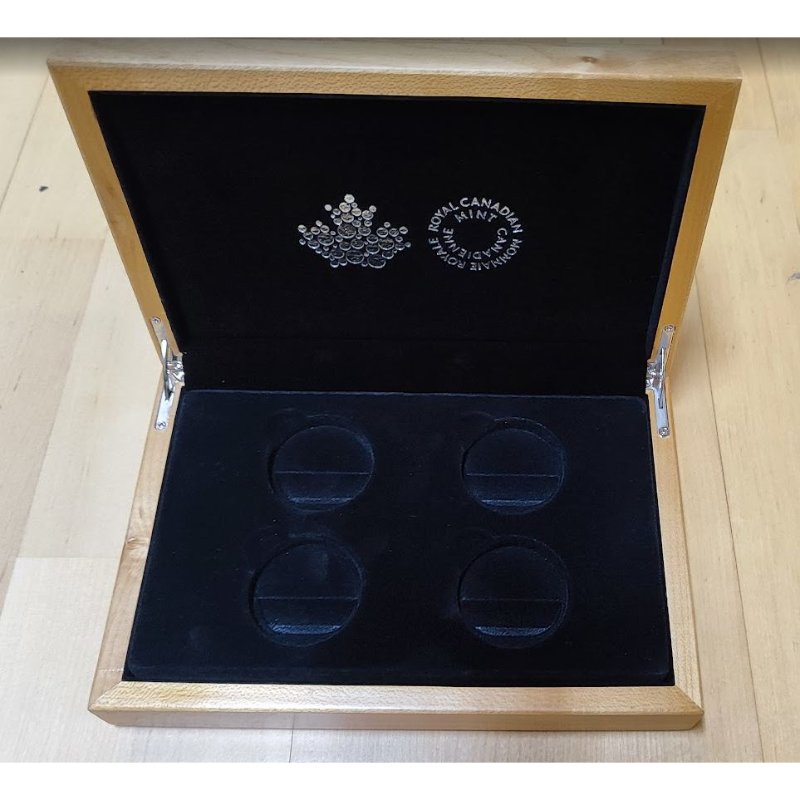 Kanada Münzbox für 4 Münzen mit 38mm