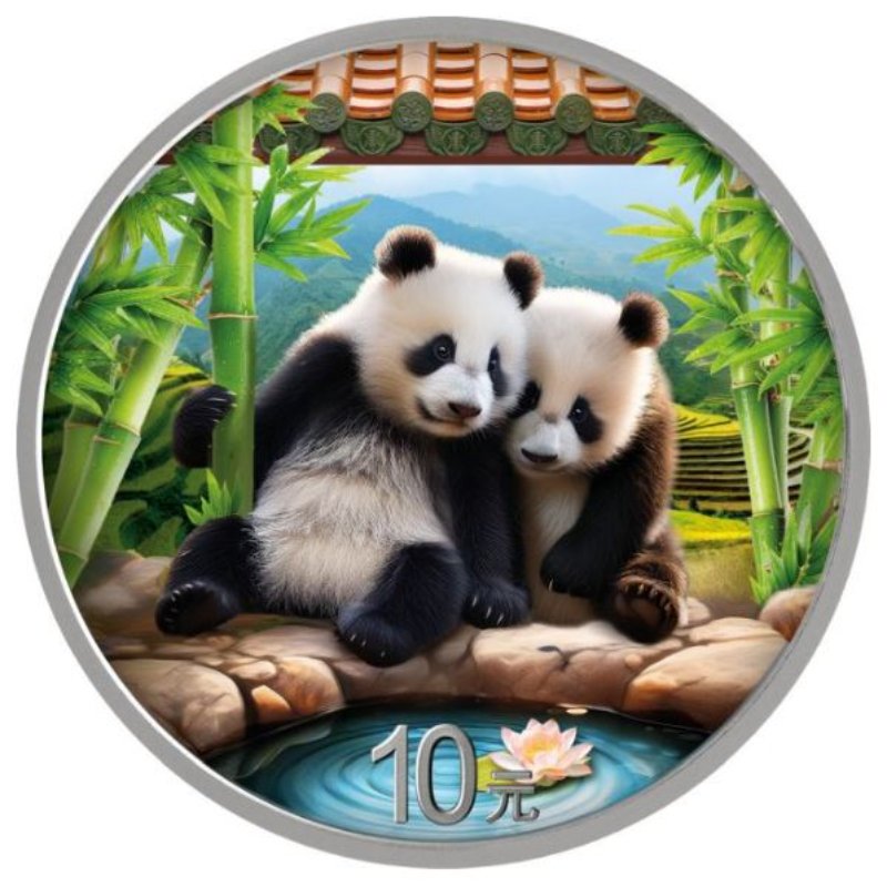 China - Panda 2026 Dach rot coloriert