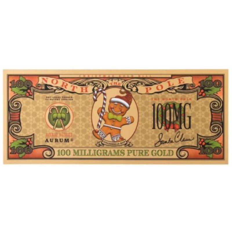Santa Bucks Goldnote Aurum Lebkuchenmann 100mg