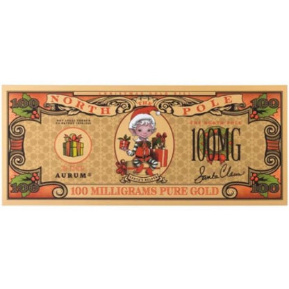 Santa Bucks Goldnote Aurum Santa's Helper 100mg