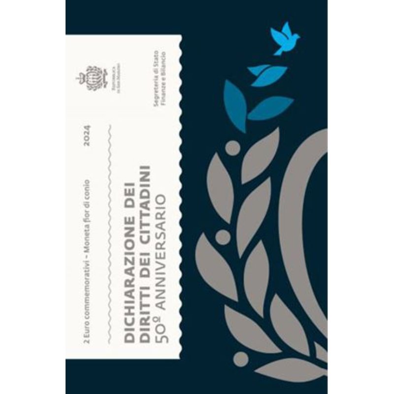 San Marino 2€ 2024 - Bürgerrechte