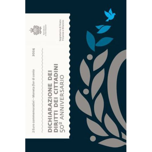 San Marino 2€ 2024 - Bürgerrechte