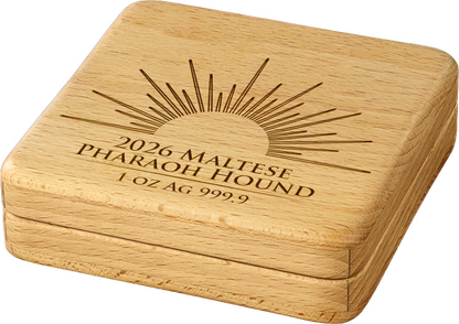 Malta Pharaonenhund 2026 1 oz Silber Ruthenium Gold 5 Euro