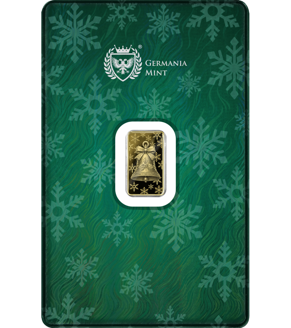 Germania - 1/100oz Goldbarren Christmas Bell 2026