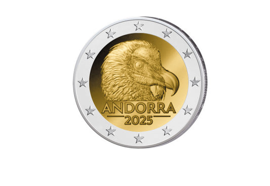 Andorra 2€ 2025 - Bartgeier