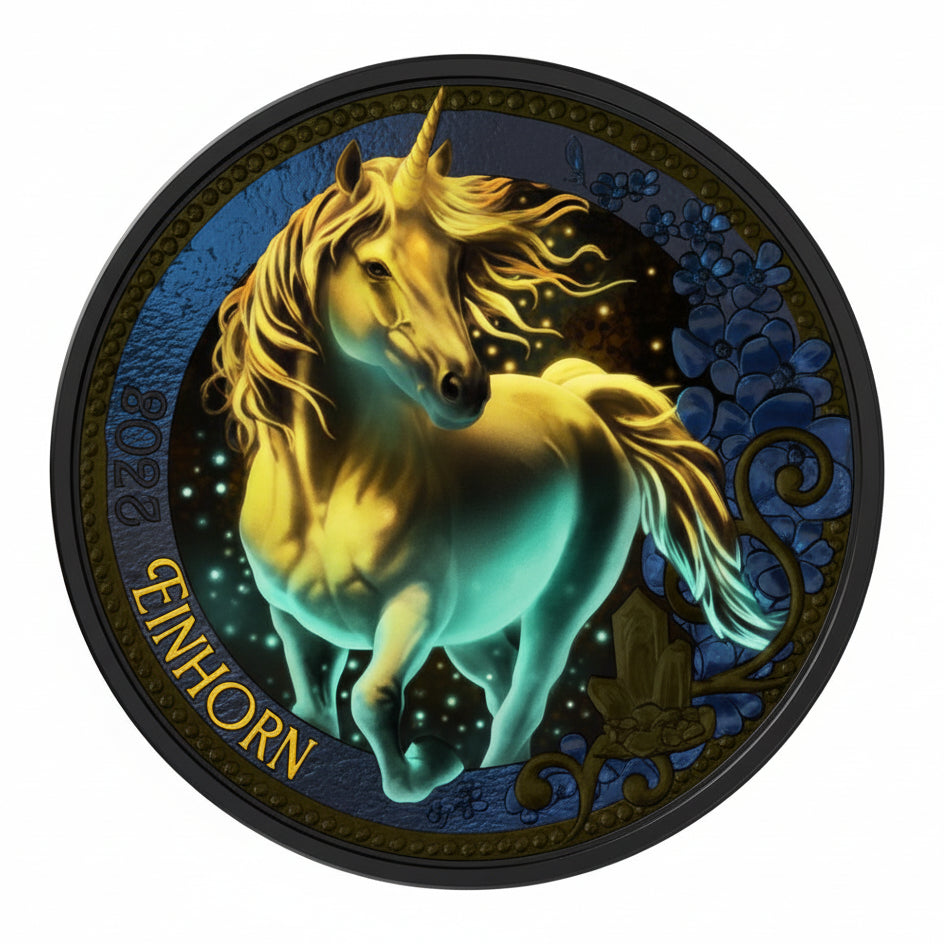 3 Euro Einhorn Fantastische Fabelwesen Einhorn