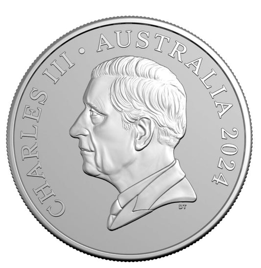 1 oz Silbermünze 2024 – Kangaroo Series „Desert Life“, Australien

