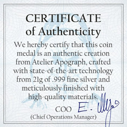 Satoshi Silver - #8 Humpback Bitcoin Gold + Weißes Platin + Schwarzes Ruthenium