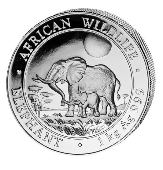 Somalia  - 1kg Silber Elefant 2011