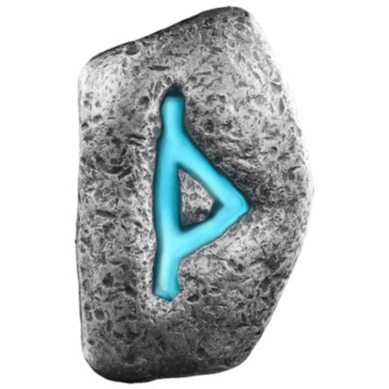 Thurisaz Silberrune mit UV-Effekt – Germania Mint, limitierte Ausgabe