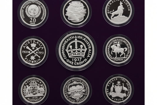 Australien Masterpieces Milestones 1998 Silber Proof Set 9 Münzen