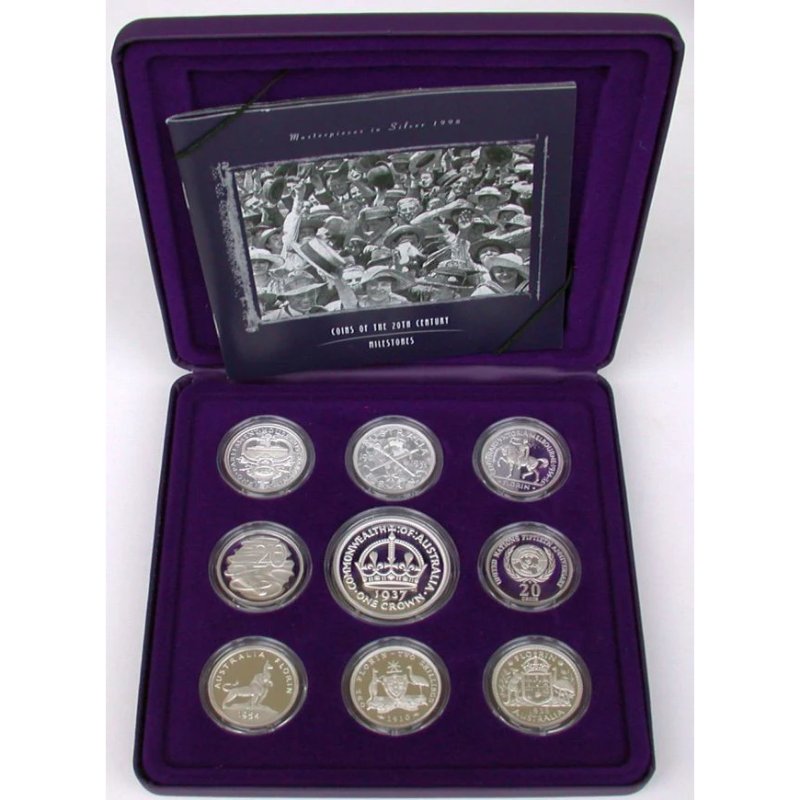 Australien - 143,19 Gramm Masterpieces Milestones Set 1998