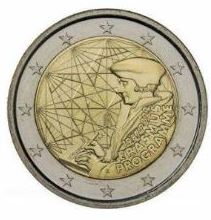 Italien 2 Euro Gedenkmünze 2022 Erasmus Programm bankfrisch