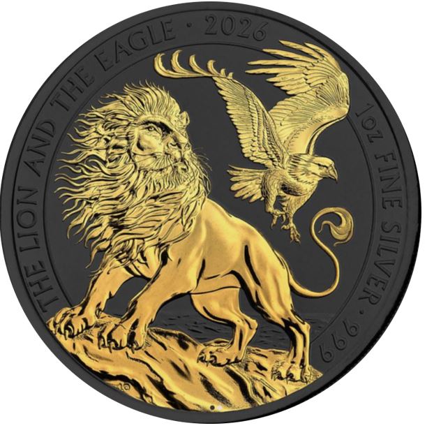 Lion and Eagle Golden Enigma 2026 Silbermünze
