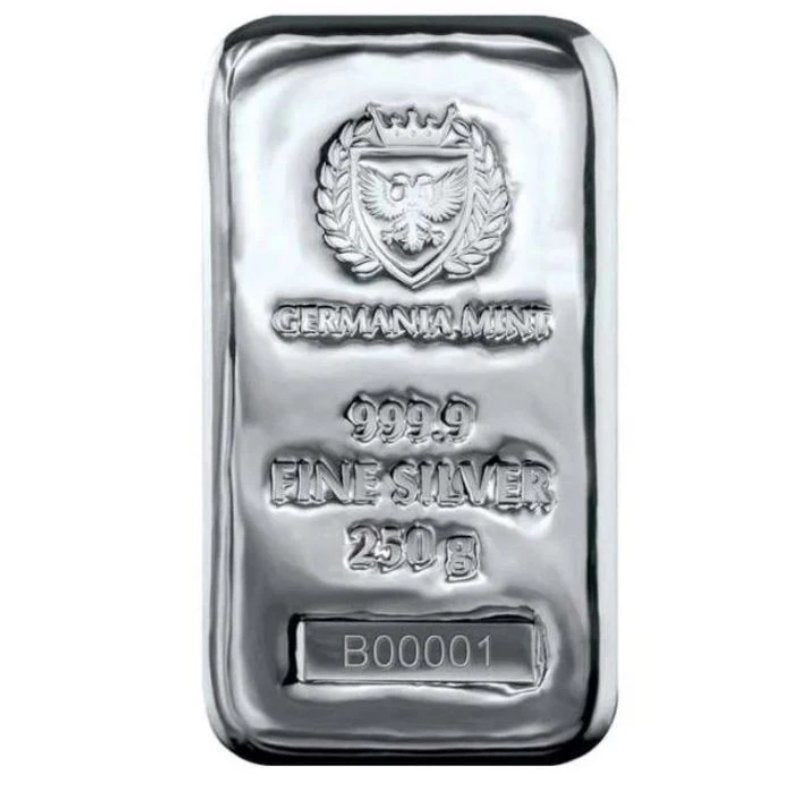 Germania Mint - 250g Silberbarren