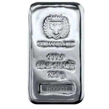 Germania Mint - 250g Silberbarren