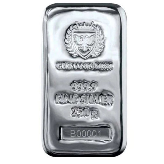 Germania Mint - 250g Silberbarren