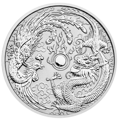 Australien 2017 Drache und Phönix 1 oz Silber