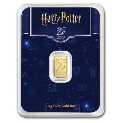 Goldbarren - 0,5 g Gold 25 Jahre Harry Potter 2026